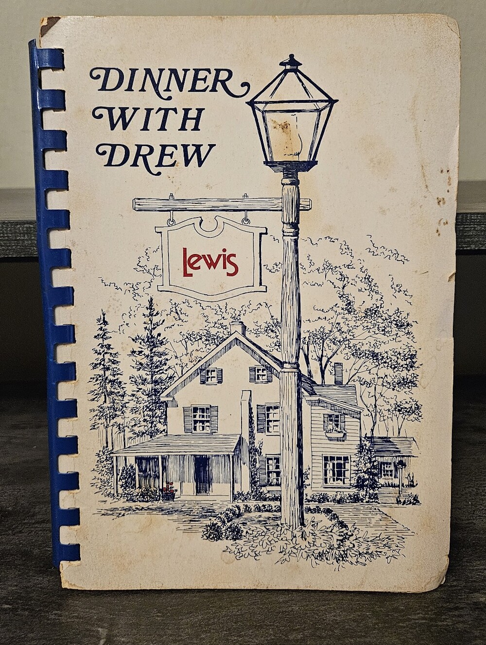 Vintage 1974 Dinner With Drew Lewis For PA Governor Campaign Cookbook